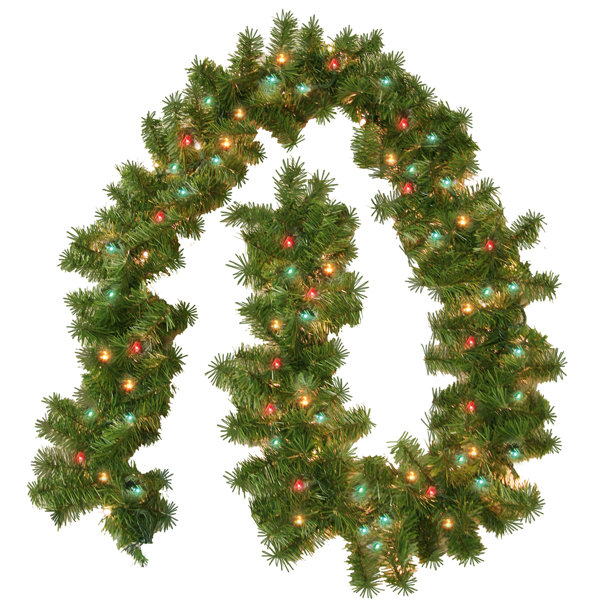 Large (8 10 ft) Solar Christmas Garlands You'll Love Wayfair
